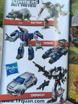 【TF漫談】變形金剛30周年Generations系列Tankor、Crosscut玩具造型曝光